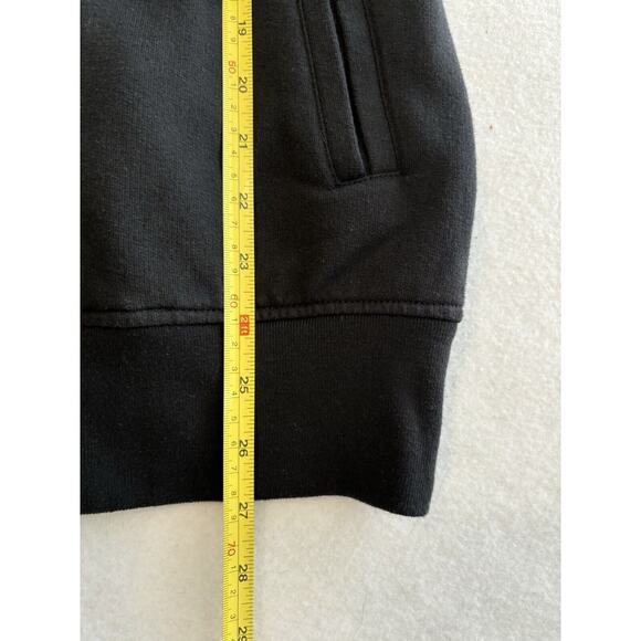 J Crew Mercantile Black Collarless Snap Button Bomber Jacket Mens Medium - Picture 4 of 6